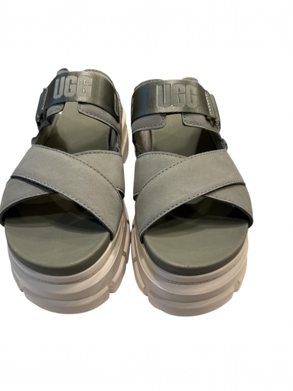 UGG Ashton women’s sandals in Moss Green. NIB